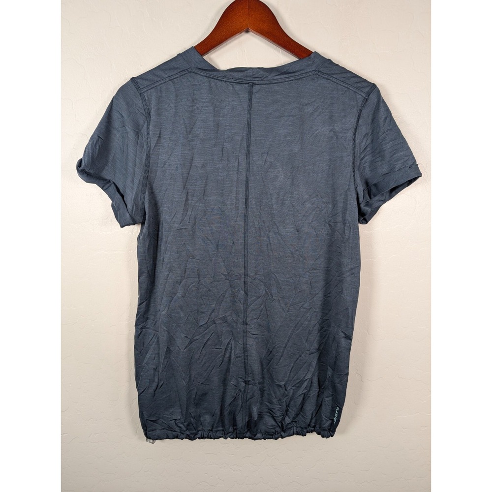The North Face Top Women's Size Large Green FlashDry Short Sleeve Athletic Top - Picture 2 of 11